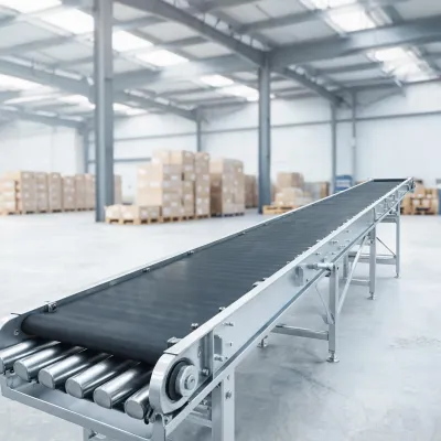industrial conveyor system warehouse